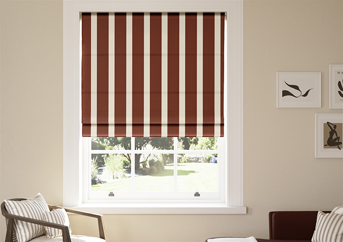 The British Stripe Co. Henry, Teignbridge No.1 - Twist&Fit Roman Blind - Image 3